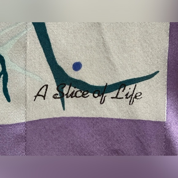 🔬Cellular Biology / Biologist 100% Silk Oblong Scarf | Cells | Cell Structure - Picture 4 of 17